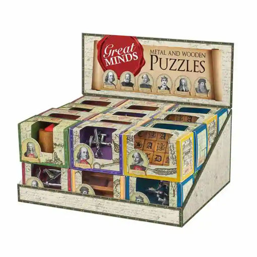 Picture of Great Minds Mini Wooden Puzzles - Singles